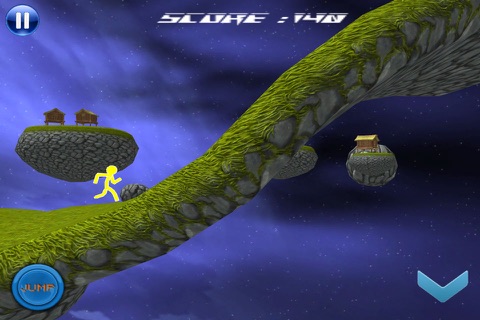 A Yellow Stickman Adventure Run Free screenshot 4