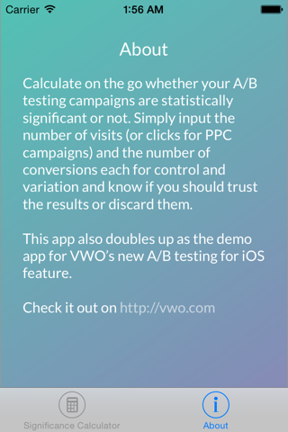 AB Testing Calculator by VWO screenshot 3