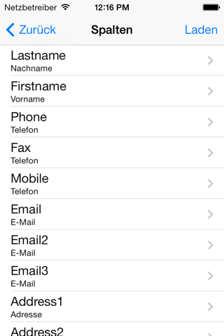 Contact List screenshot 3