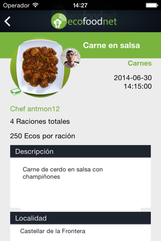 Ecofoodnet, intercambia comida screenshot 3