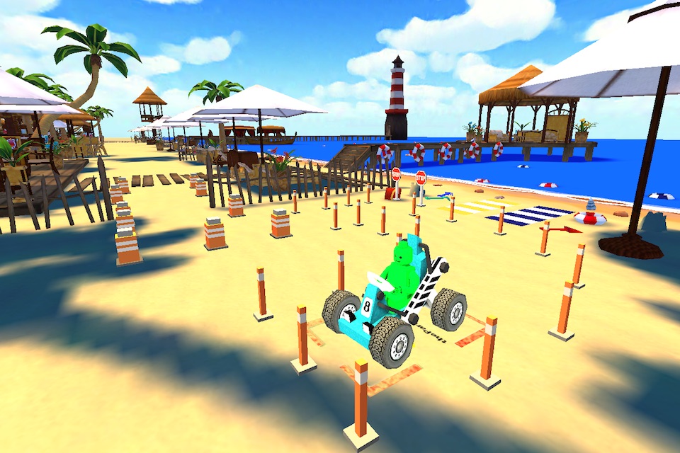 Crazy Beach Car Parking screenshot 4