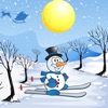 Frosty's Downhill Racing: Winter Wonderland Ski Fun - Free Game Edition for iPad, iPhone and iPod - iPhoneアプリ