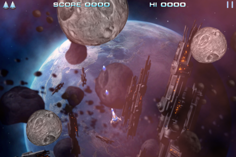 Retro Dust - Classic Arcade Asteroids Vs Invaders FREE screenshot 3
