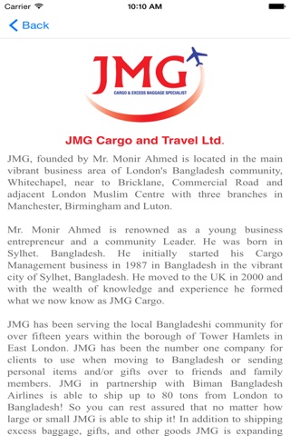 JMG CARGO screenshot 2