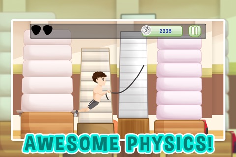 Gym Man Sports - A Swing, Angry Run And Jump Gran-d Gymnastics Game For Kids screenshot 2
