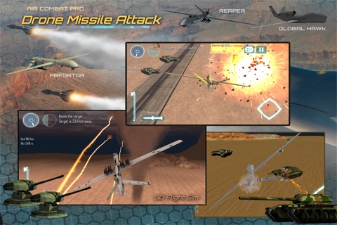 Air-Combat Pro : Drone Test Pilot Missile Attack 3D screenshot 2