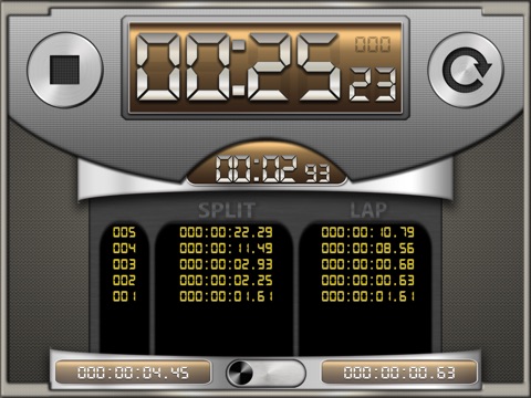 Stopwatch XL HD FREE screenshot 2