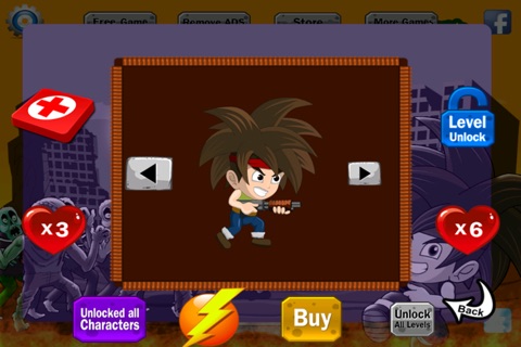 The Zombie Attack Arcade Lite Game screenshot 4