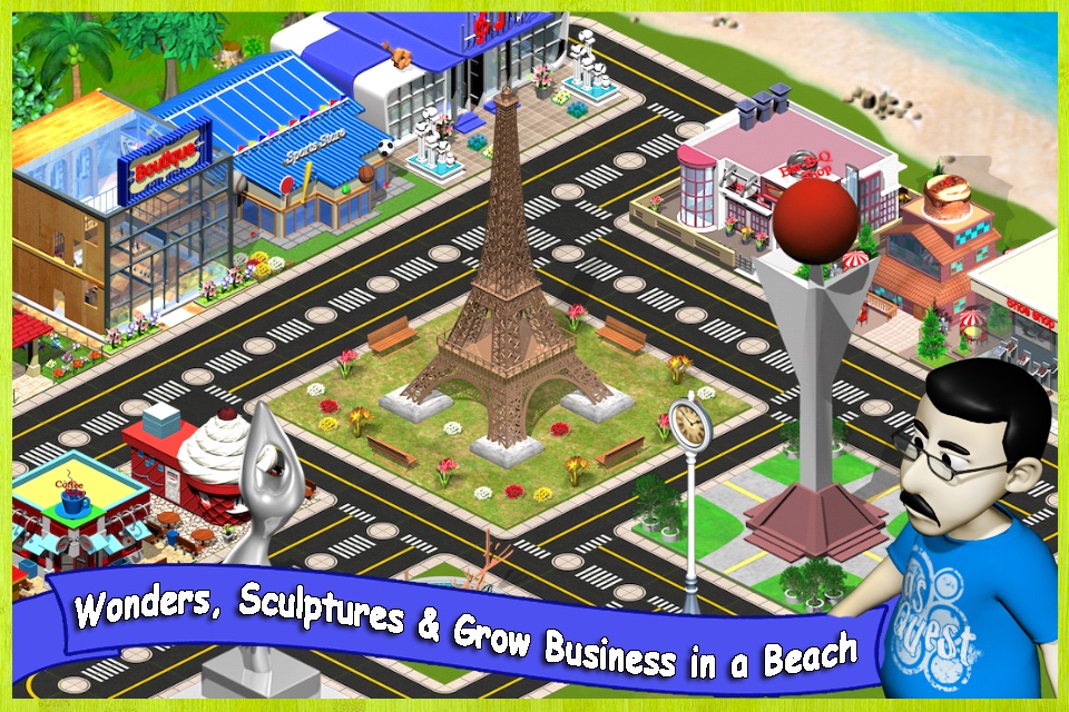 Dream Town - City Building Sim screenshot 2