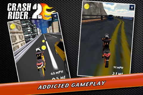 Crash Rider 2 - Turbo Bike in Nitro Mayhem Racing screenshot 3