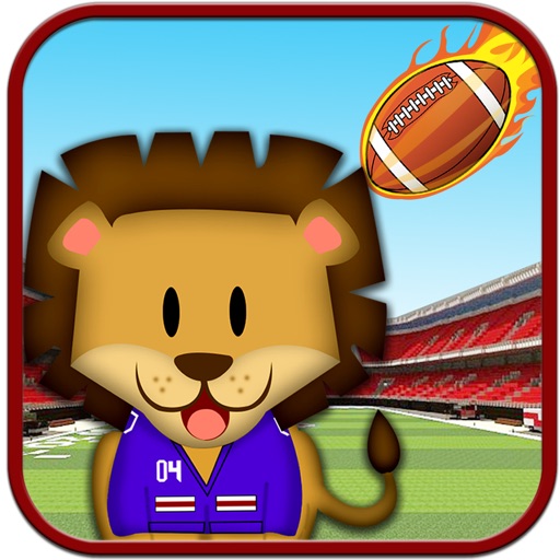 Target Face Smash 3D Game Shuriken Style: Hammer N Dodge Safari Animals In A Football Stadium iOS App