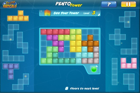 Prime Radicals: Pentominoes (smartphone) screenshot 4