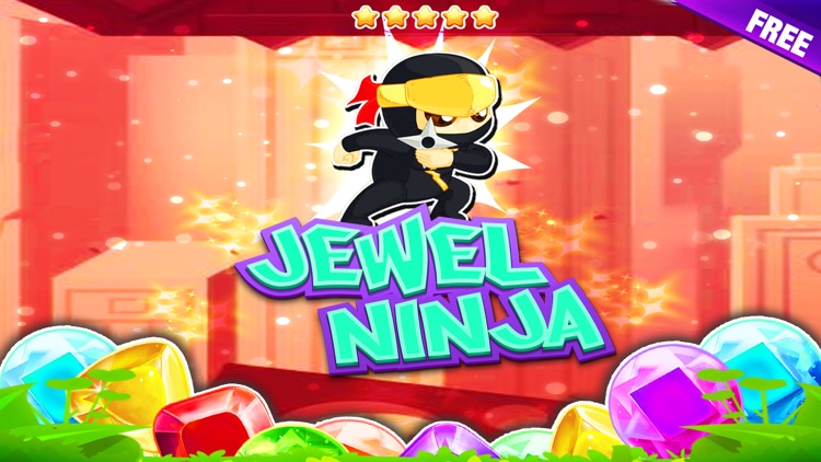 Jewel's Ninja Match-3 - diamond game and kids digger's mania hd free
