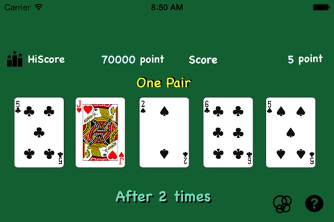 Simple Poker (DoubleUp with) screenshot 2