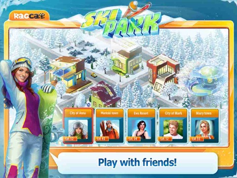 Ski Park HD: Build Resort and Find Objects! iPad app afbeelding 1