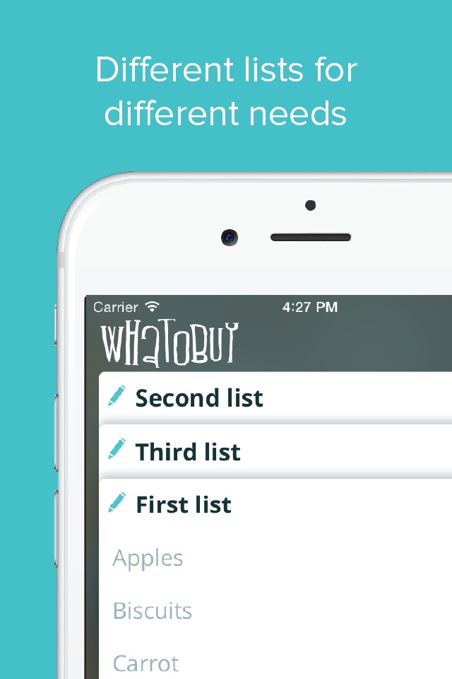 WhaToBuy – your grocery Shopping List Free screenshot 3