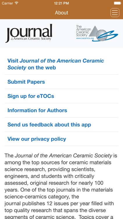 Journal of the American Ceramic Society screenshot-4