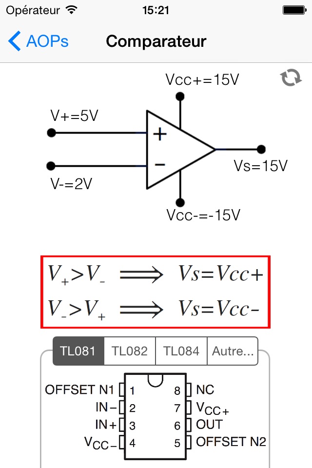 OpAmplifiers screenshot 2