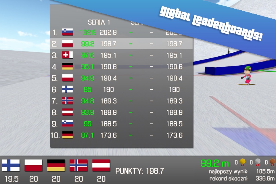 Sochi Ski Jumping 3D - Winter Sports Free Version screenshot 4