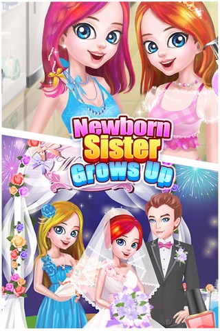 Newborn Sister Grow Up - Girls Game screenshot 3