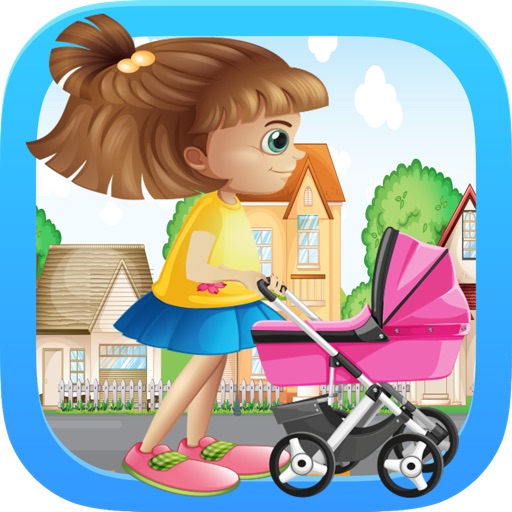 Busy Baby Buggy Neighborhood Walk Obstacle Course PRO icon