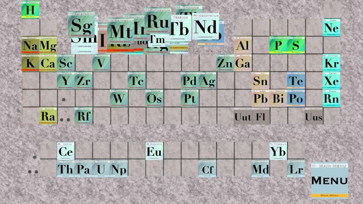 Elements - Periodic Table Order Quiz