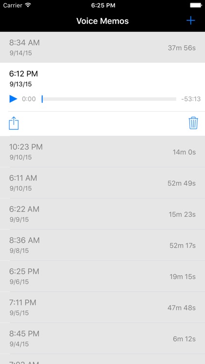 Voice Memos for Apple Watch