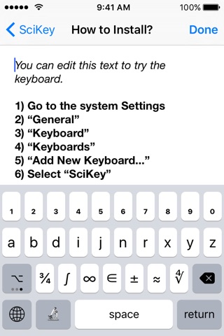 SciKey - Scientific Keyboard screenshot 4