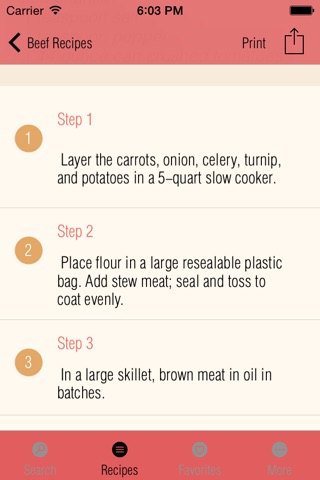 100+ Slow Cooker Meat Recipes - From Beef and Chicken to Pork, Turkey and Vegetable screenshot 4