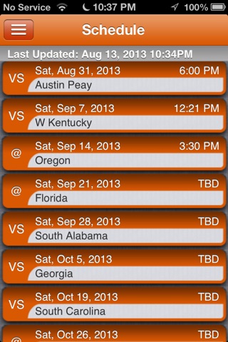 Tennessee Vols Football Live screenshot 3