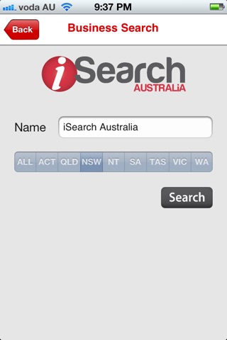iSearch AU screenshot 2
