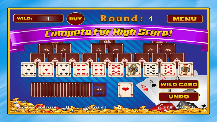 Classic Solitaire Fun Board Style Free Card Games