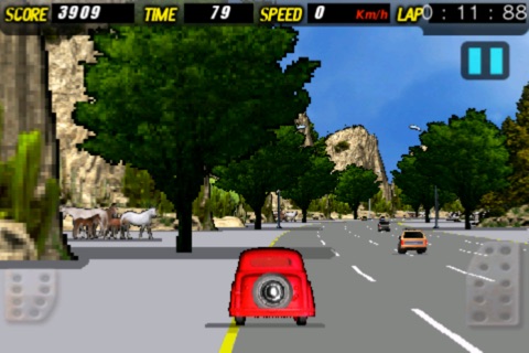 Vintage Car Racing 3D - Classic Free Multiplayer Race Game screenshot 4