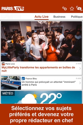 Paris Live : Actu & Sport screenshot 2