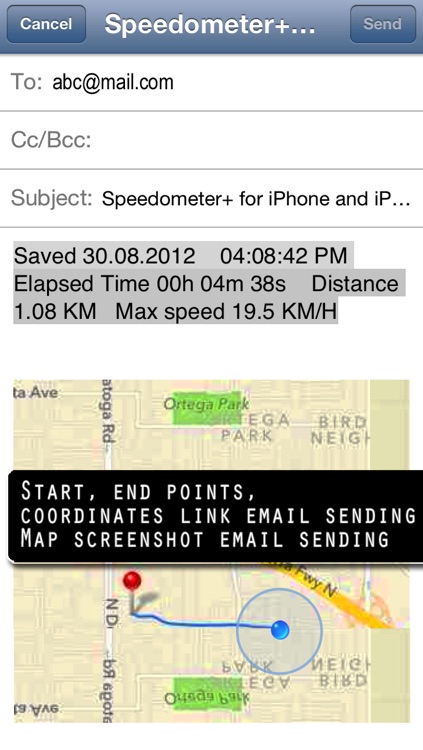 Speedometer GPS Tracker+ HUD and Track information screenshot-3