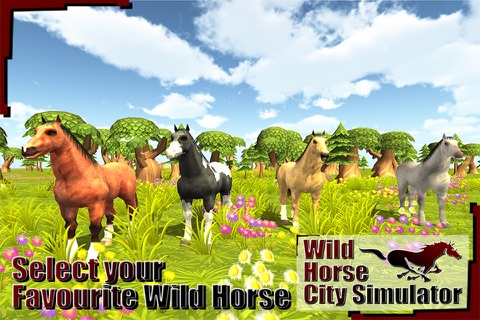 Wild Horse City Simulator screenshot 2