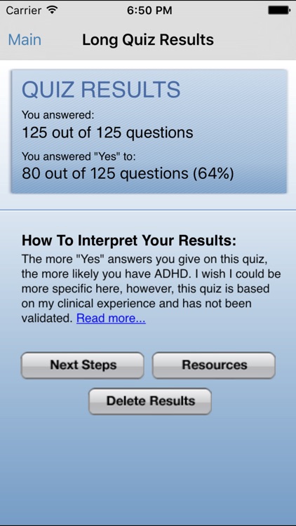 ADHD Quiz
