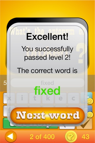 Antyno Antonyms Challenge screenshot 4