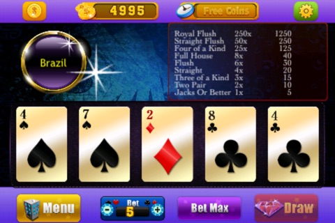 World Championship Video Poker screenshot 4