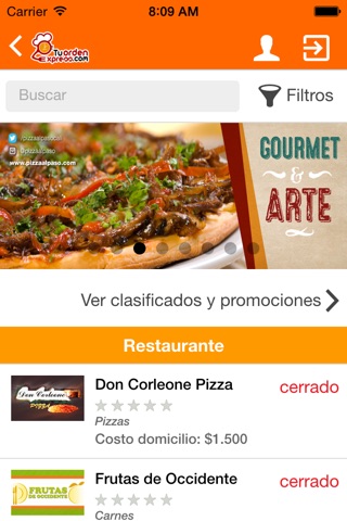 Tu Orden Express Food Delivery screenshot 2