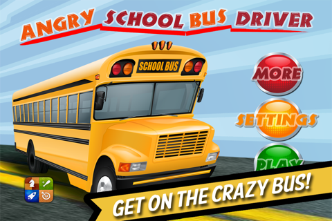 A Crazy School Bus Driver - High Speed Race Track Game Pro screenshot 4