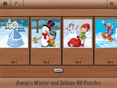 Aaron's winter and snow HD puzzle game screenshot 4