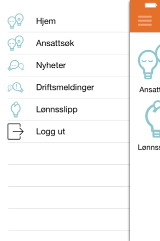 Ansattapp screenshot 2