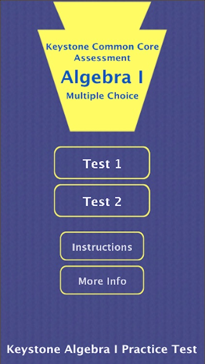 Keystone Algebra I Practice Tests