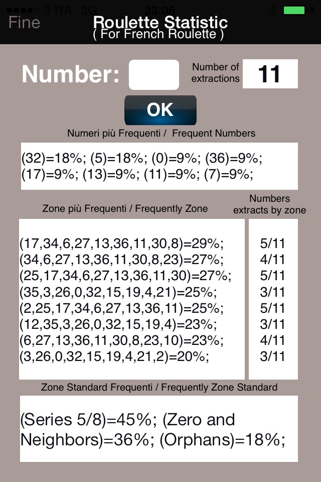 Roulette Statistic 1,60 screenshot 2