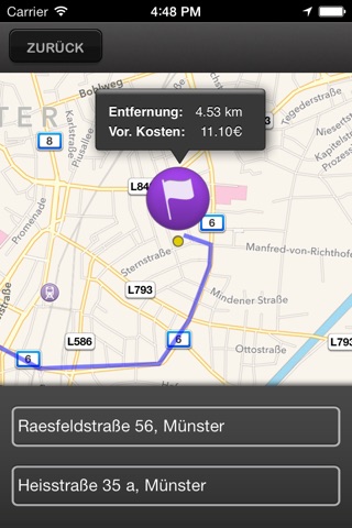 Taxiruf Münster screenshot 3