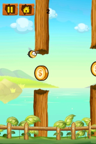 Flappy Bee Pro: Flying Journey screenshot 2