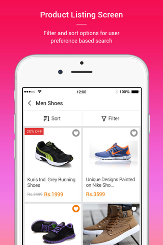 Contus M Comm (Mobile eCommerce) screenshot 2