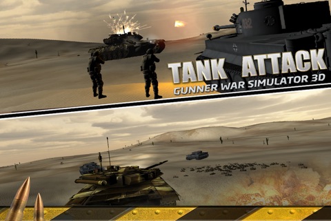 Tank Attack: Gunner War Simulator 3D screenshot 3