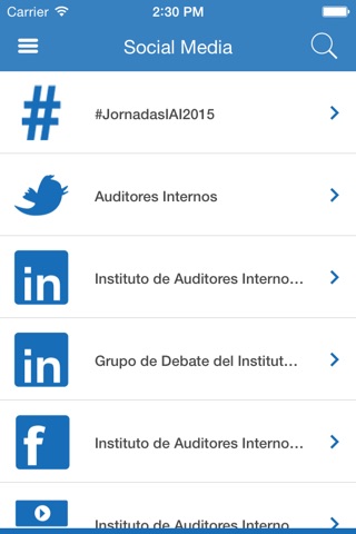 XX Jornadas Auditoría Interna screenshot 4